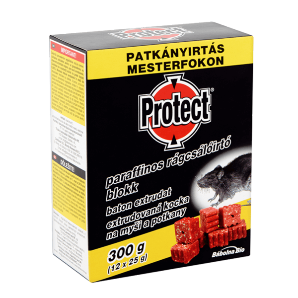 PROTECT Paraffinos rágcsálóirtó blokk